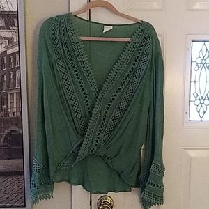 Gorgeous Bell Sleeved Boho Style Blouse
